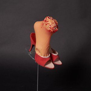 1950s Red Suede Sprinolator Heels